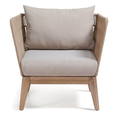 Bourne Rope & Acacia Timber Armchair