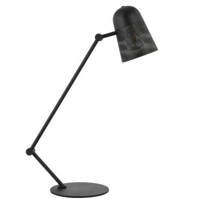 Cadena Iron Adjustable Desk Lamp, Black 