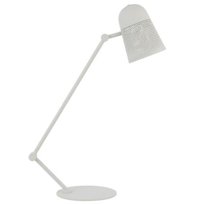 Cadena Iron Adjustable Desk Lamp, White