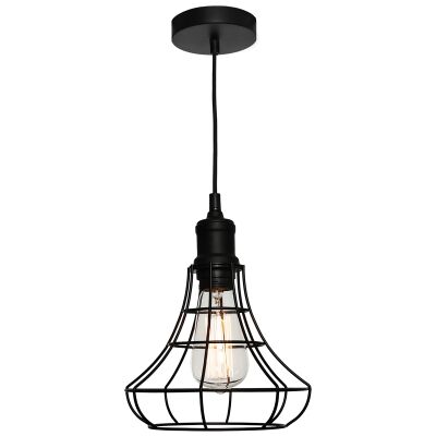 Cage Metal Wire Pendant Light, Small