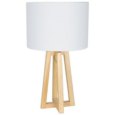 Brite Timber Base Table Lamp