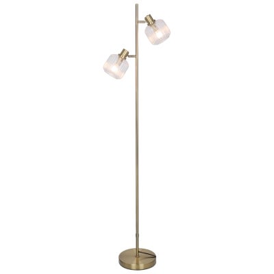 Orbix Glass & Iron Floor Lamp