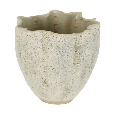 Barclay Ceramic Vase, Small, Antique White