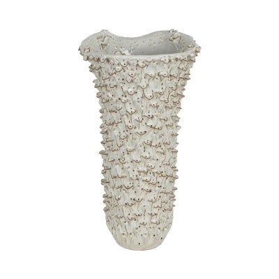 Osprey Ceramic Coral Vase, White