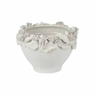 Lisse Ceramic Vase, White