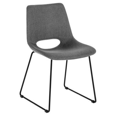 Amarco Fabric Dining Chair, Dark Grey