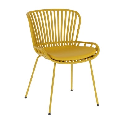 Castella Indoor / Outdoor Dining Chair, Mustard