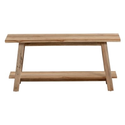 Hoe Recycled Teak Timber Bench, 100cm