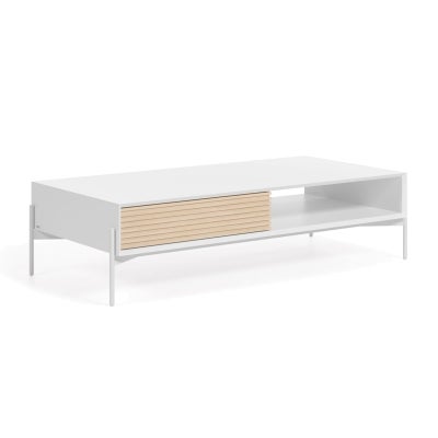 Alanvale Wooden Coffee Table, 124cm