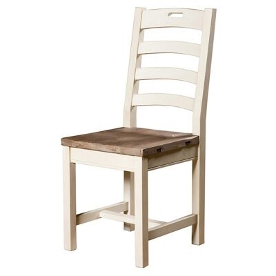 Cornwall Reclaimed Timber Dining Chair, Timber Seat