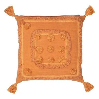 Tulare Cotton Scatter Cushion, Terracotta