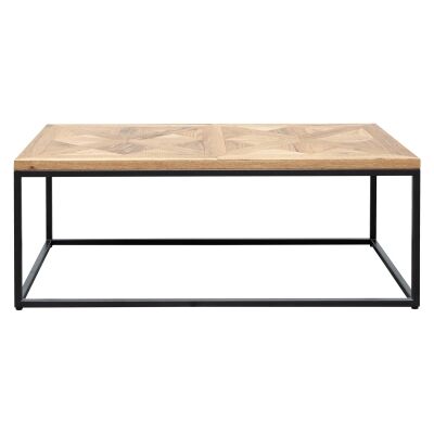 Noakes Timber & Metal Coffee Table, 114cm