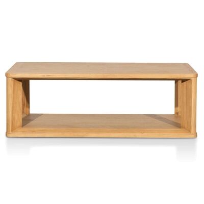 Otway Reclaimed  Elm Timber Coffee Table, 120cm, Distressed Natural
