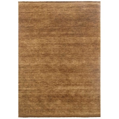 Charleston Hand-Knotted Wool Rug, 330x240cm, Butterscotch