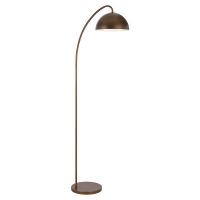 Charm Iron Floor Lamp, Vintage Brass