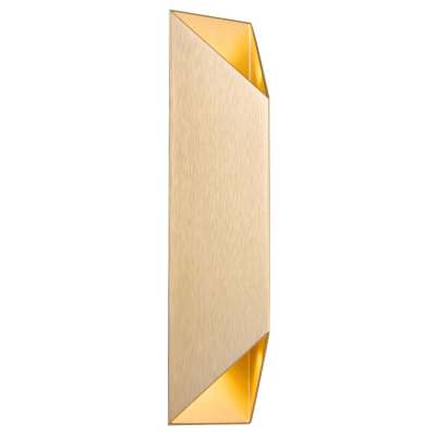 Chaska IP44 Up / Down LED Vanity / Wall Light, Gold