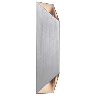 Chaska IP44 Up / Down LED Vanity / Wall Light, Silver