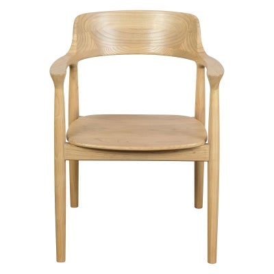 Nobu Oak Timber Carver Dining Chair
