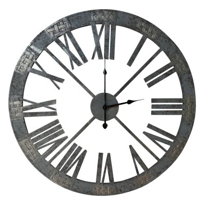 Easton Metal Round Wall Clock, 60cm