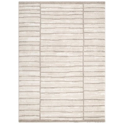 Clara Distressed Thick Lines Modern Rug, 330x240cm