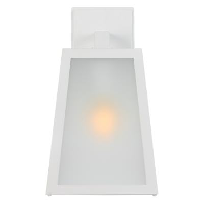 Cosca IP43 Exterior Wall Light, Large, White / Opal