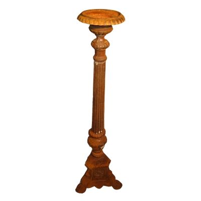 Olson Cast Iron Pedestal Candle Stand