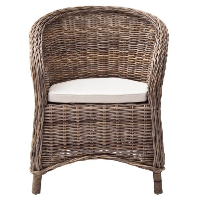 Beaymont Kubu Rattan Armchair, Set of 2