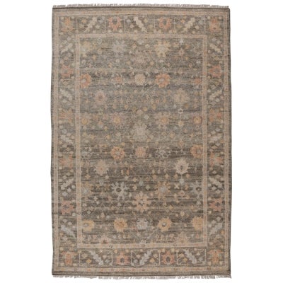 Revival Agra Hand Knotted Wool Rug, 160x230cm