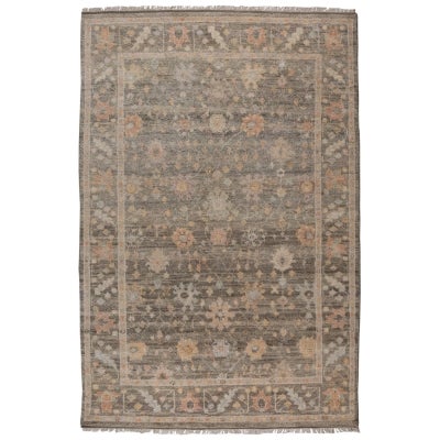 Revival Agra Hand Knotted Wool Rug, 245x305cm
