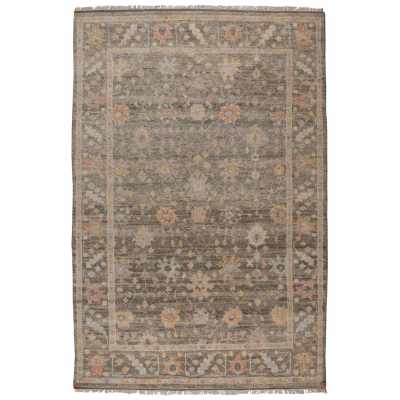 Revival Agra Hand Knotted Wool Rug, 365x457cm