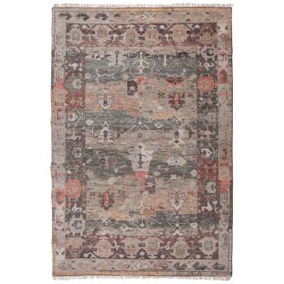 Revival Oushak Hand Knotted Wool Rug, 305x430cm 