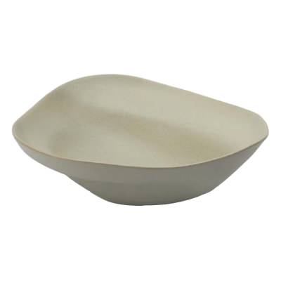 Malmo Ceramic Serving Bowl, Type D, Speckled Grey