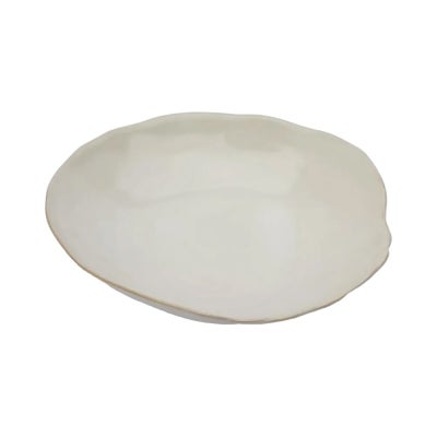 Malmo Ceramic Pasta Bowl, Off White