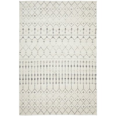 Chrome Elsa Modern Tribal Rug, 400x300cm