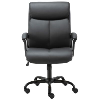 Puresoft PU Leather Office Chair, Mid Back