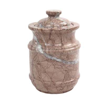 Elysian Marble Cremation Urn, Type B, Large, Marinara