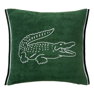 Lacoste Break Cotton Scatter Cushion Cover, Vert