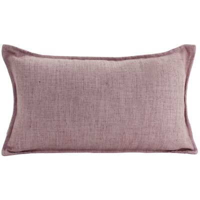 Farra Linen Lumbar Cushion, Blush
