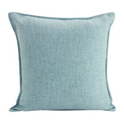 Farra Linen Euro Cushion, Light Blue