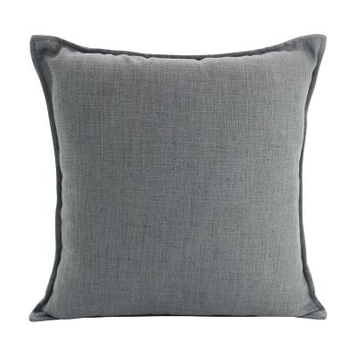 Farra Linen Euro Cushion, Dark Grey