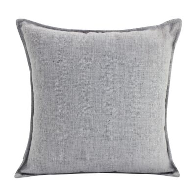 Farra Linen Euro Cushion, Light Grey