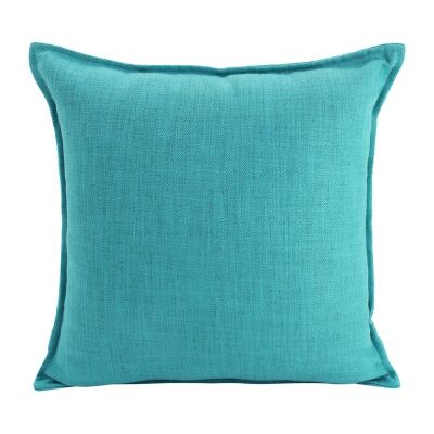 Farra Linen Euro Cushion, Turquoise