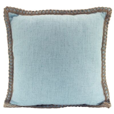 Belrose Linen Scatter Cushion, Sky Blue
