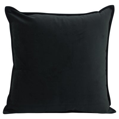 Maldon Velvet Scatter Cushion, Noir