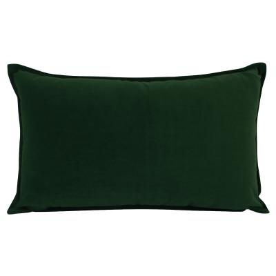 Maldon Velvet Lumbar Cushion, Emerald
