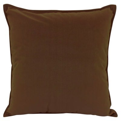 Maldon Velvet Euro Cushion, Mocha