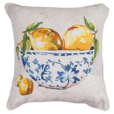 Sour Power Linen Scatter Cushion