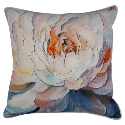 Luminous Bloom Velvet Scatter Cushion