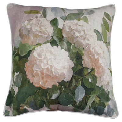 Silent Bloom Linen Scatter Cushion