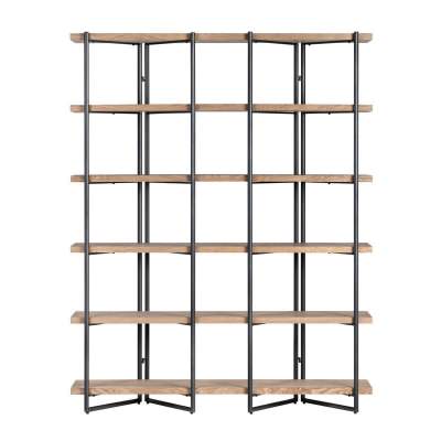 Holden Wood & Metal 5 Tier Display Shelf